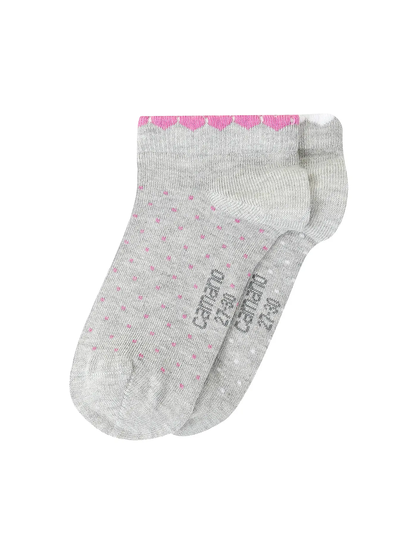 CAMANO | Mädchen Socken 2er Pkg fog melange | 